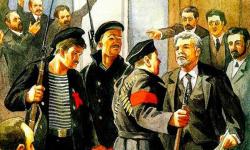 러시아 제헌의회 소집 제헌의회는 볼셰비키에 의해 해산되었다.